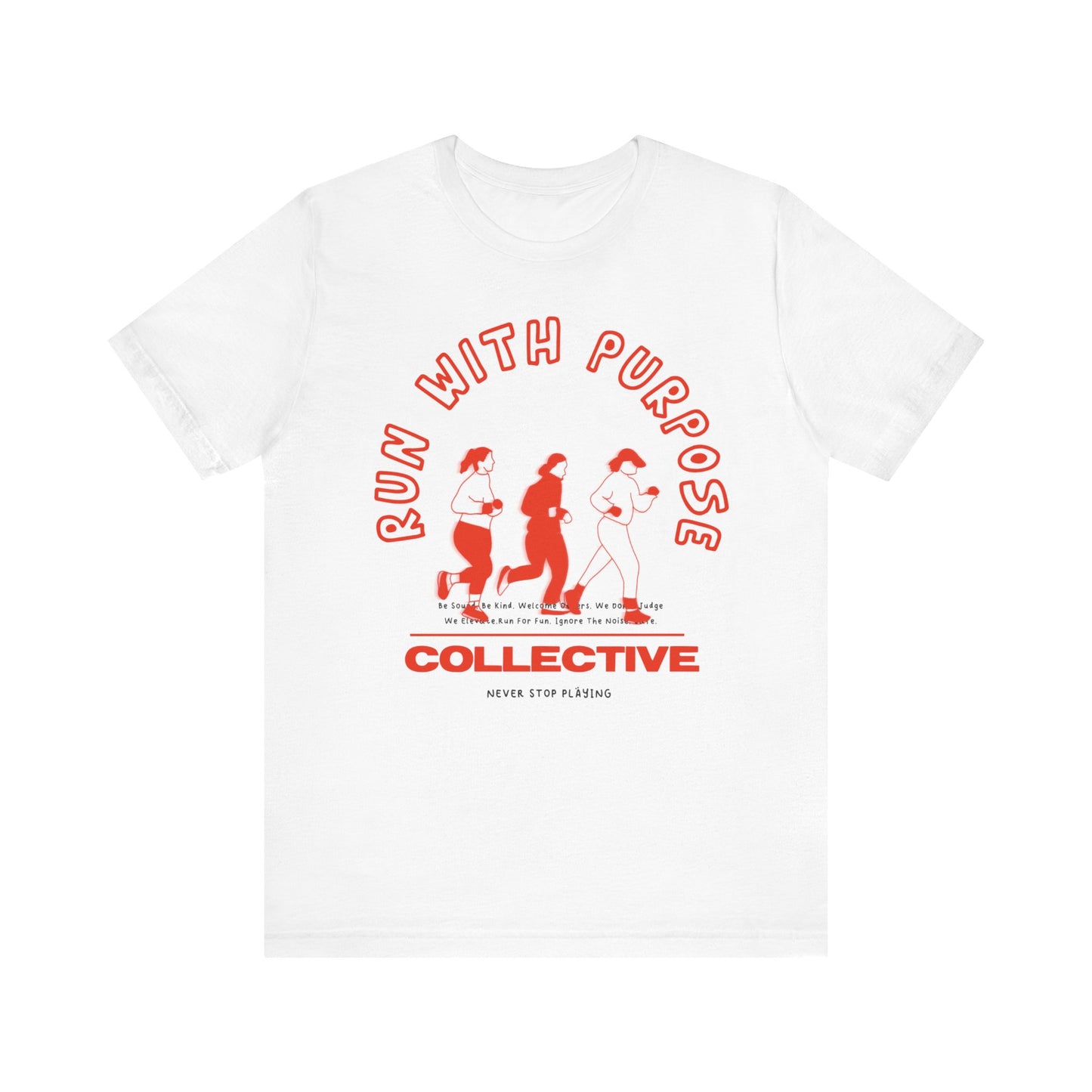 Never Stop Playing Tee - Red