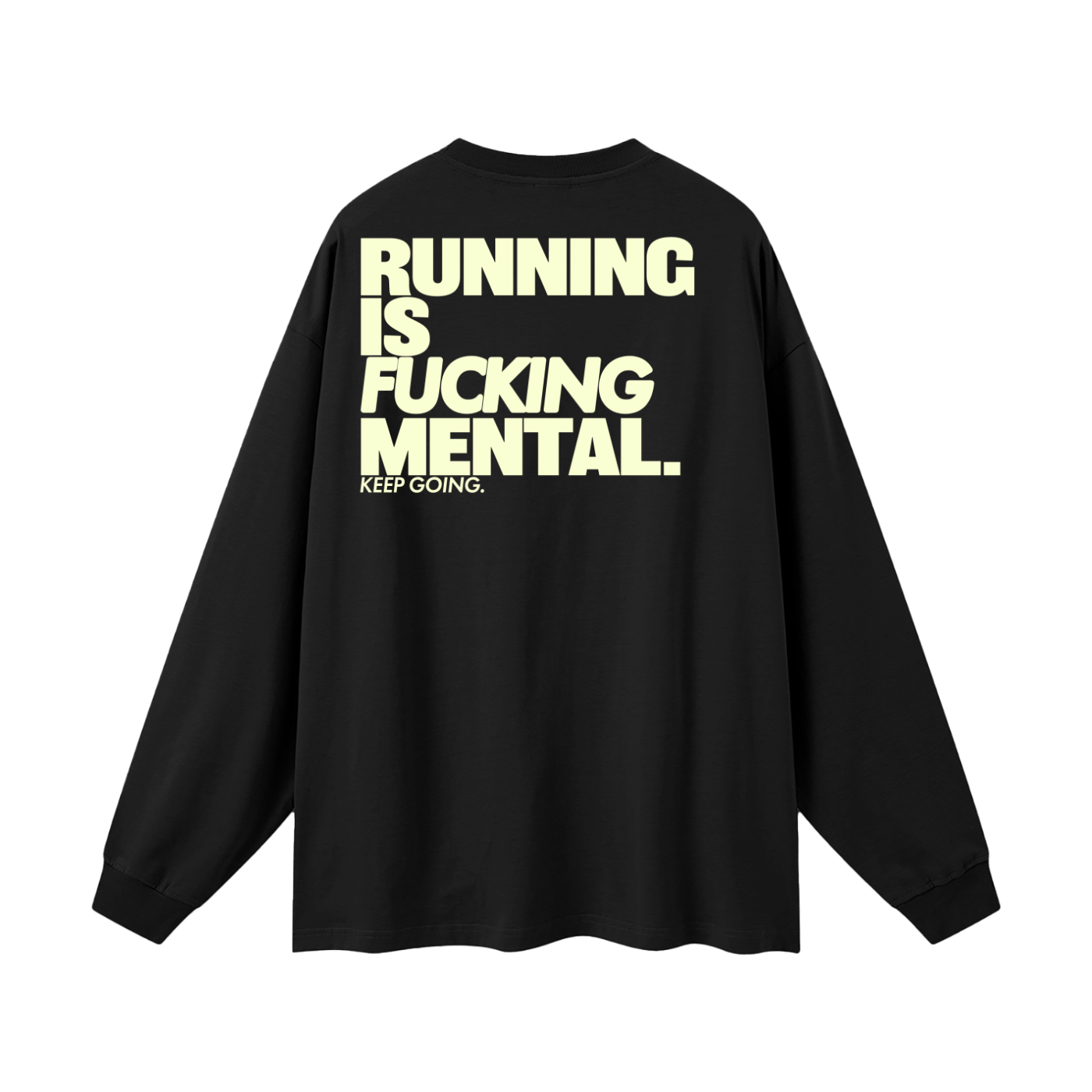 MENTAL Oversized Unisex Long Sleeve T-Shirt