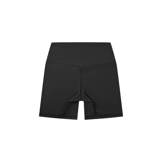 High-Waisted Biker Shorts in Black (Womens)