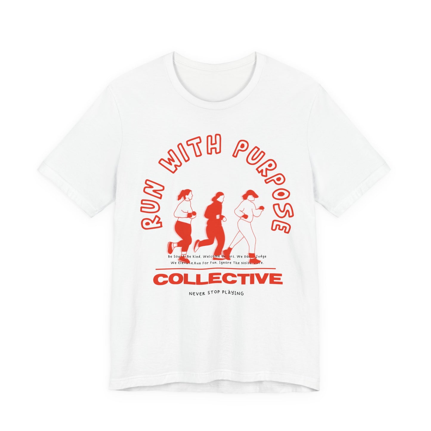 Never Stop Playing Tee - Red
