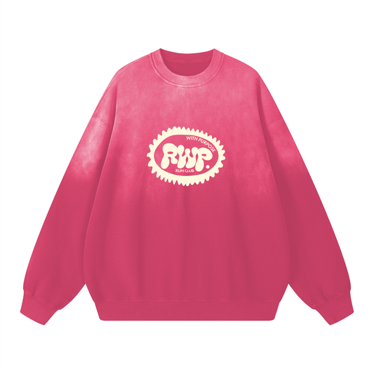 Sunfade Drop-Shoulder Cotton Sweatshirt