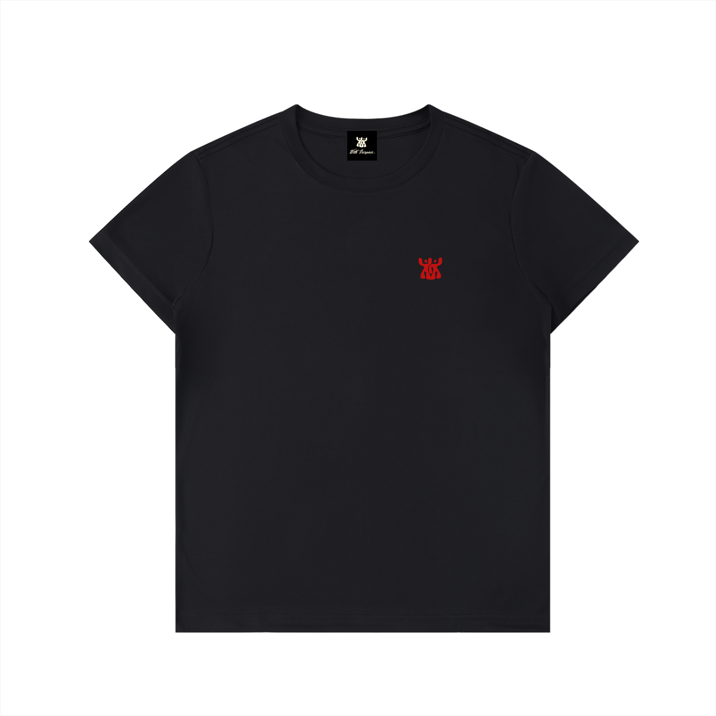Moisture Wicking Lightweight Fu*king Mental Tee in Black (Unisex)