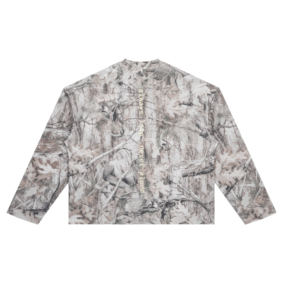 ALNA Camo Waffle Long Sleeve