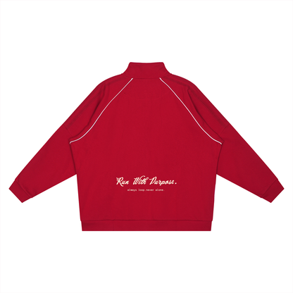 Tribe Reflection Striped Raglan Sleeve Jacket