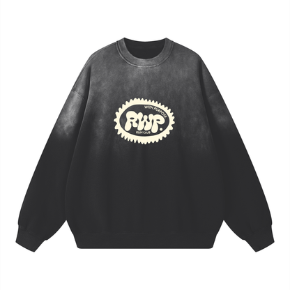 Sunfade Drop-Shoulder Cotton Sweatshirt