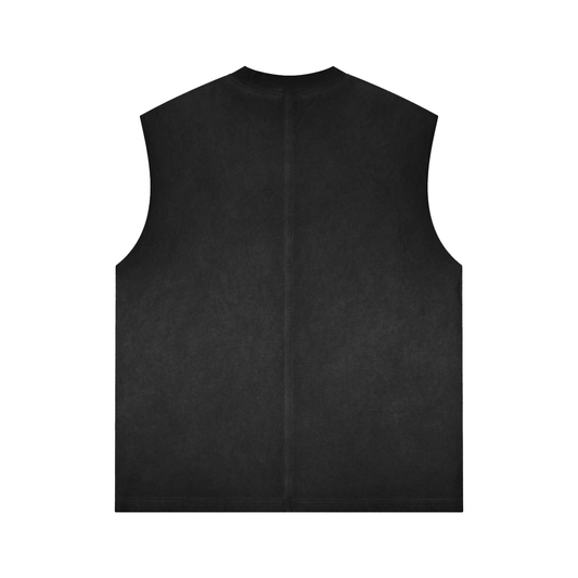 Pegasus Vintage Run Free Washed Tank in Washed Dark Grey (Mens)