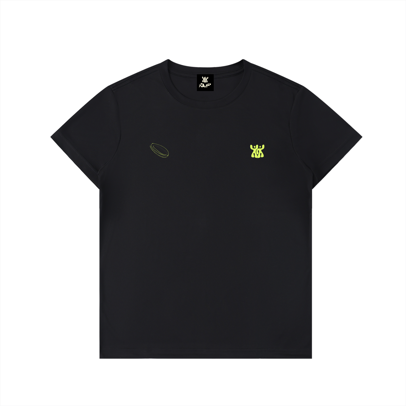 Moisture Wicking  RWP Lightweight Logo Tee in Black (Unisex)