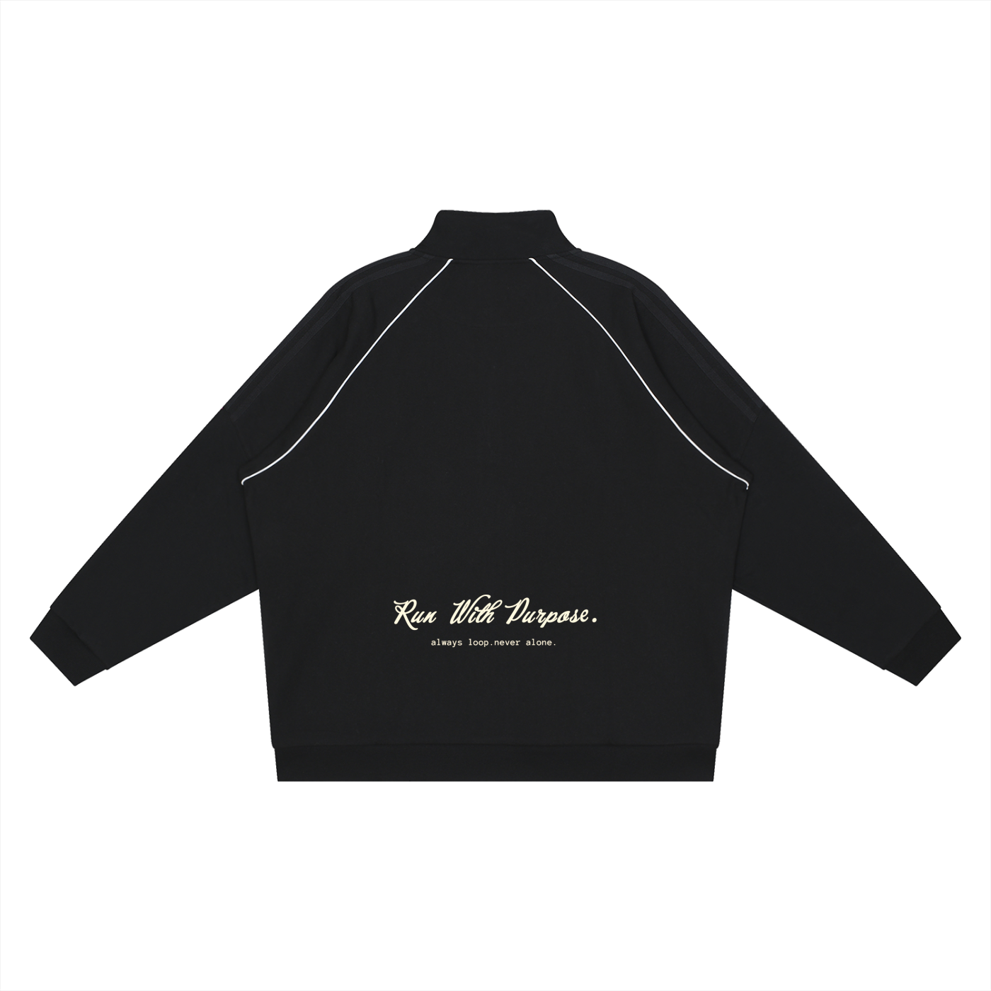 Tribe Reflection Striped Raglan Sleeve Jacket