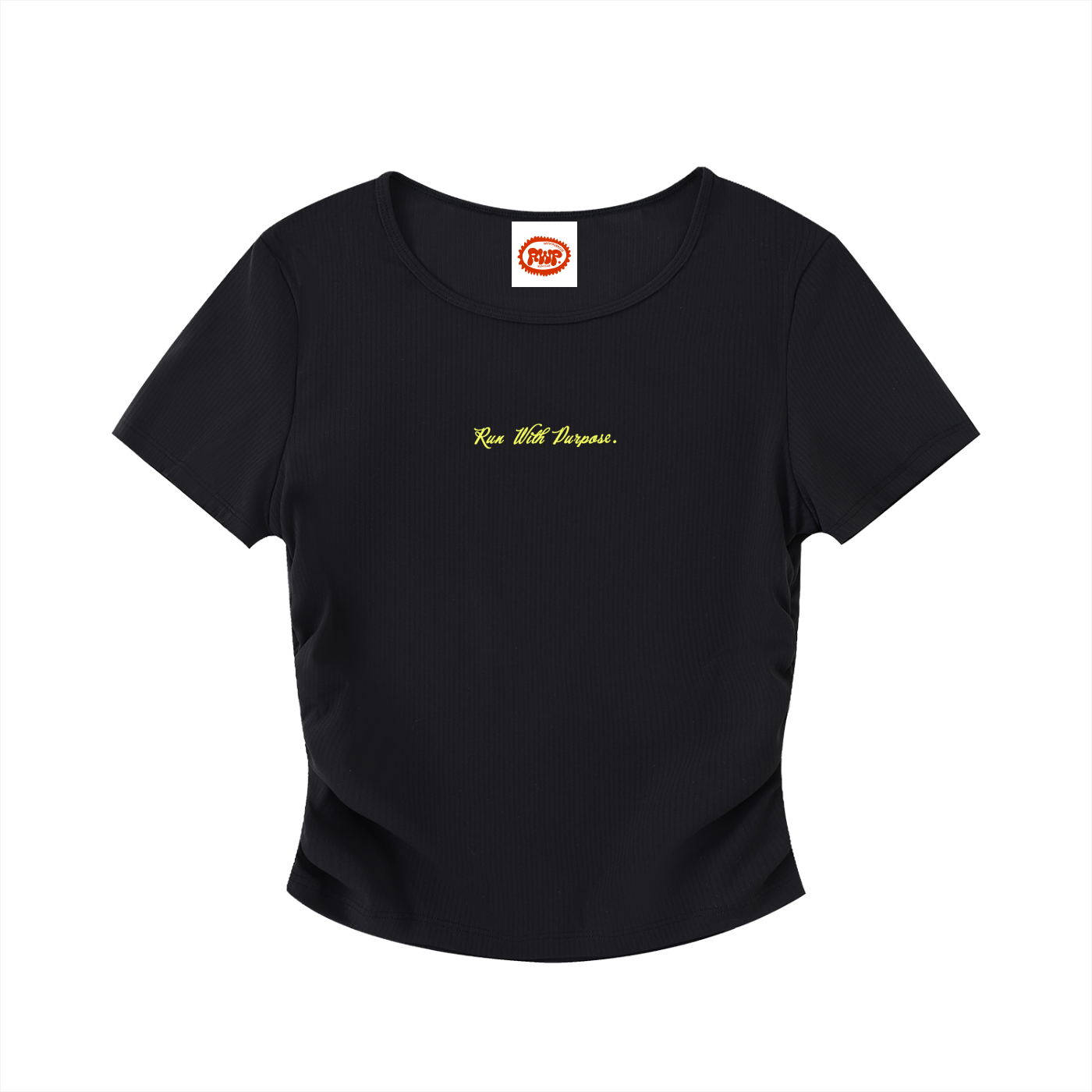 Ruched Bodycon Crop Top