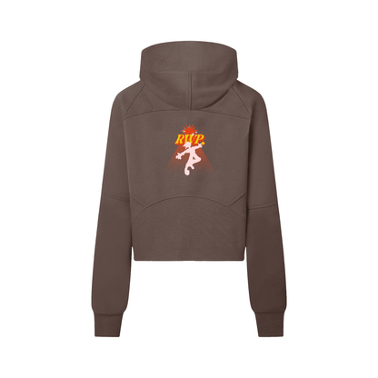 Cropped Half-Zip Hoodie