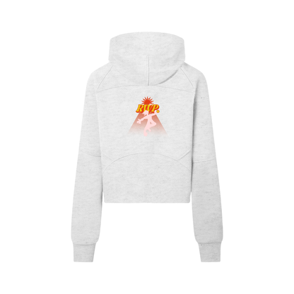 Cropped Half-Zip Hoodie