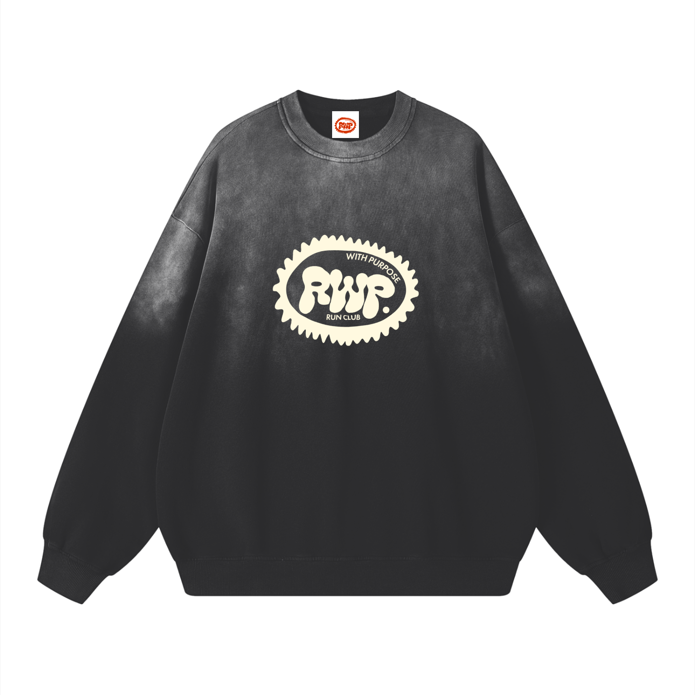 Sunfade Drop-Shoulder Cotton Sweatshirt