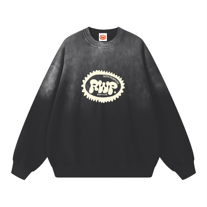 Sunfade Drop-Shoulder Cotton Sweatshirt