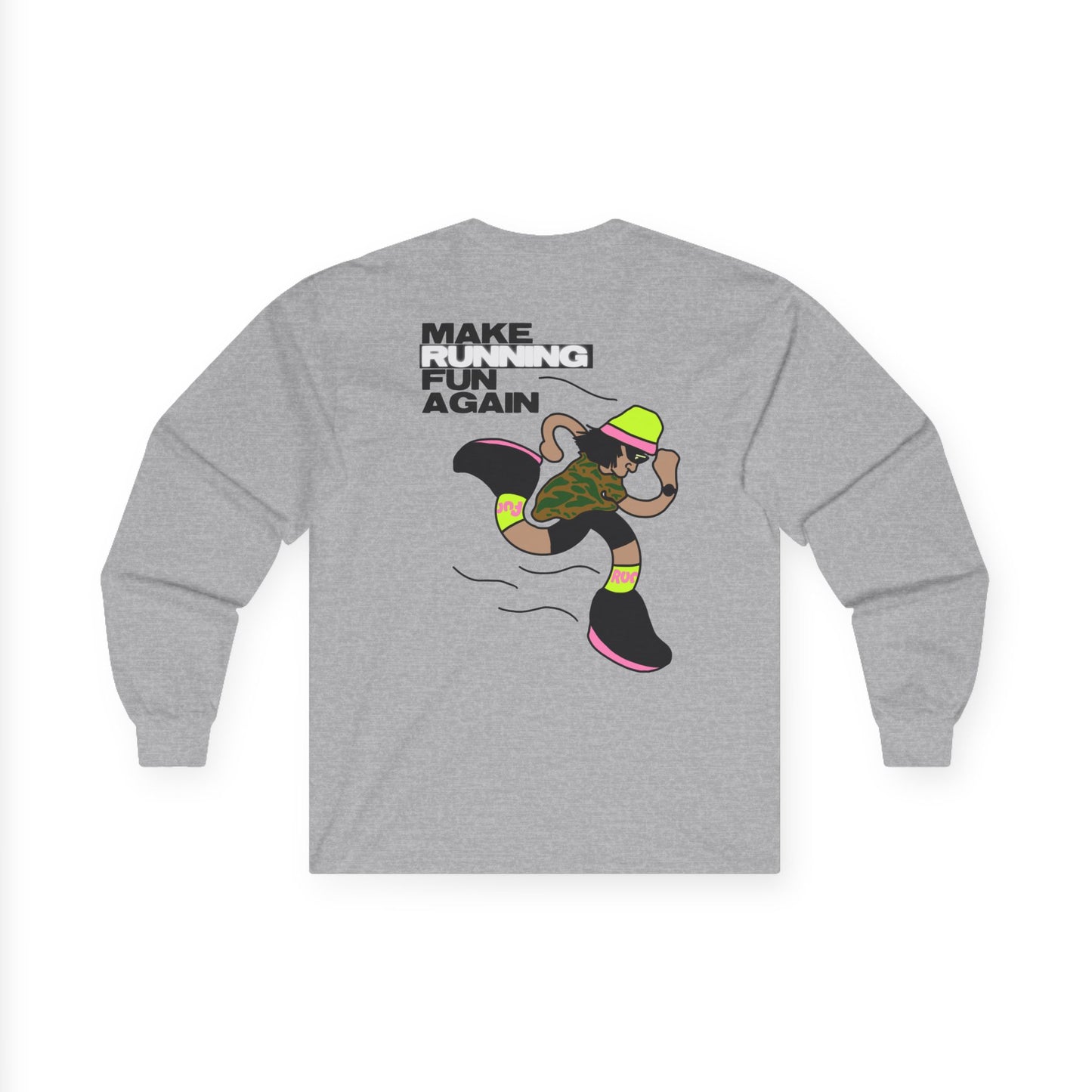 Safety Neon Unisex Ultra Cotton Long Sleeve Tee (Colour Options)