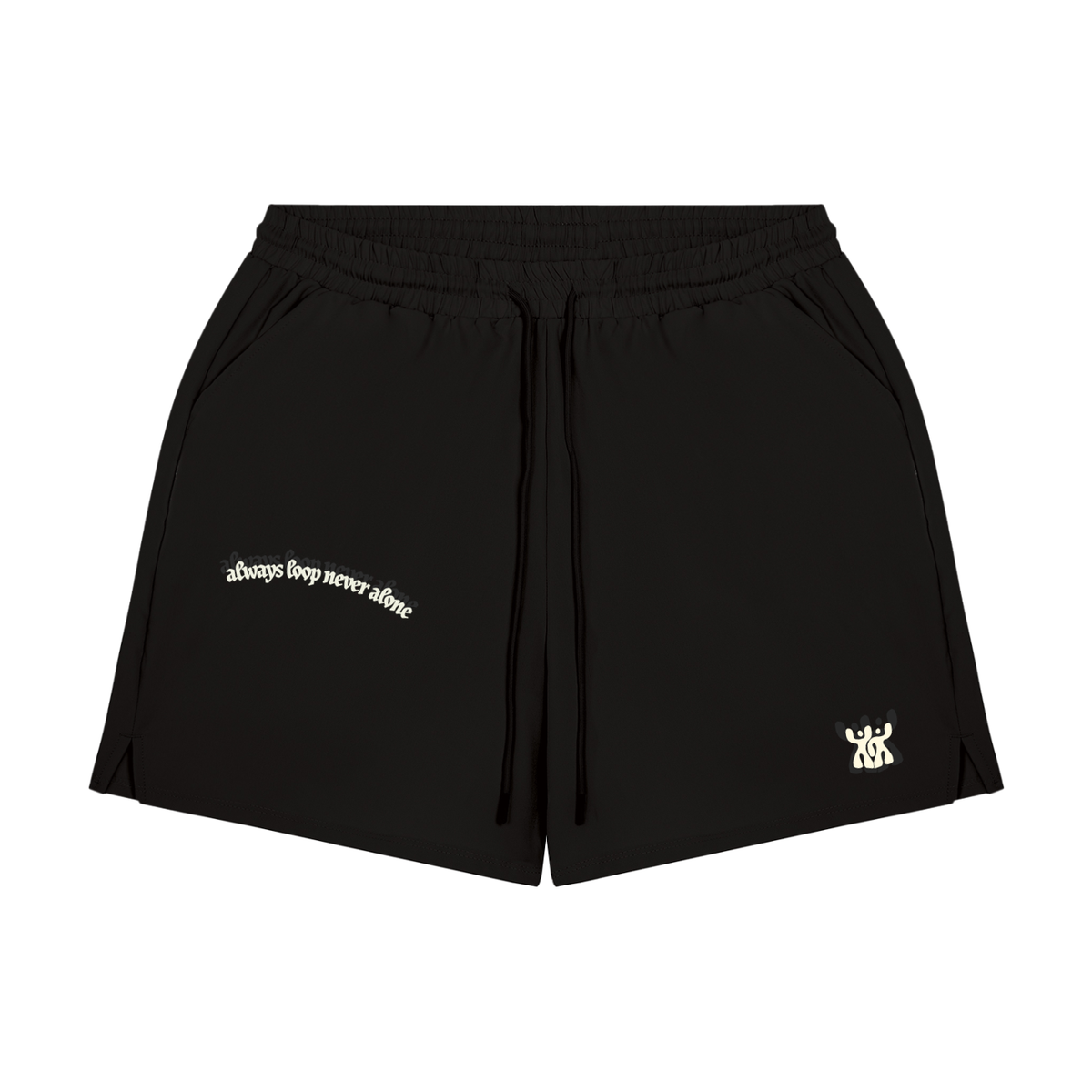 ALNA Running Shorts with lining in Onyx (Unisex)