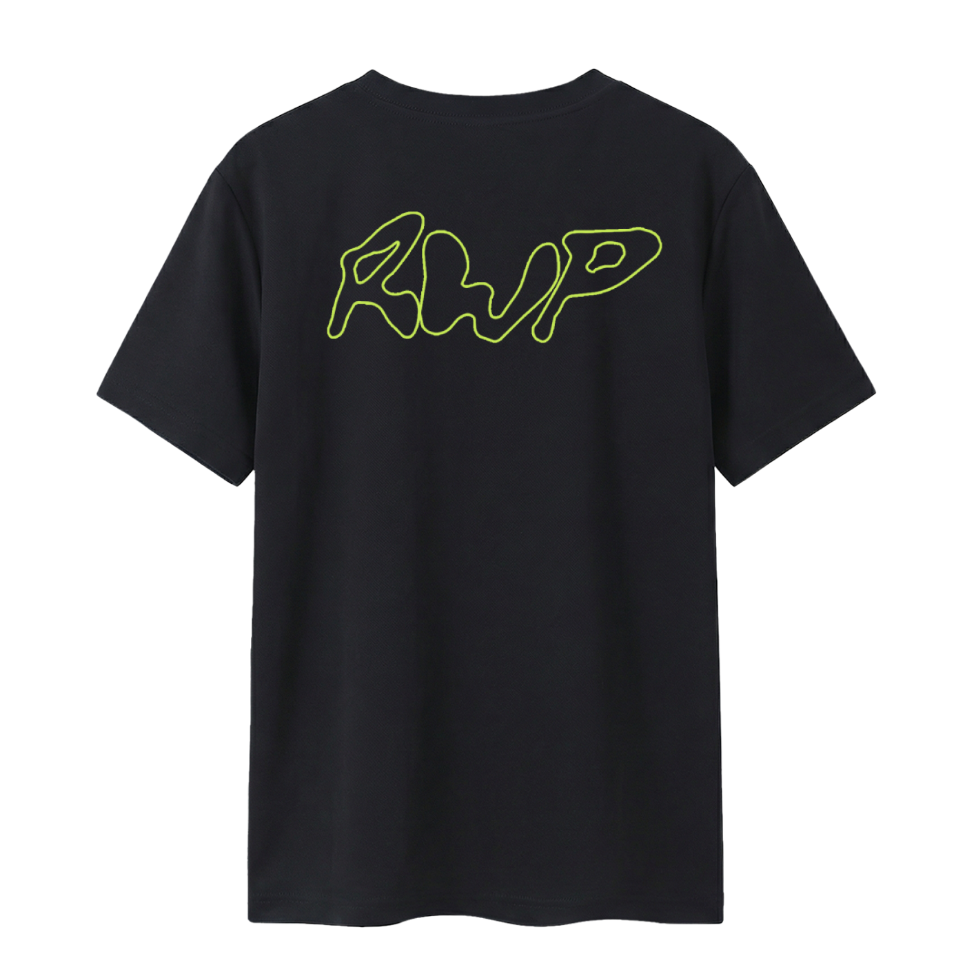 Moisture Wicking  RWP Lightweight Logo Tee in Black (Unisex)