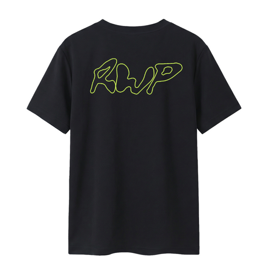 Moisture Wicking  RWP Lightweight Logo Tee in Black (Unisex)