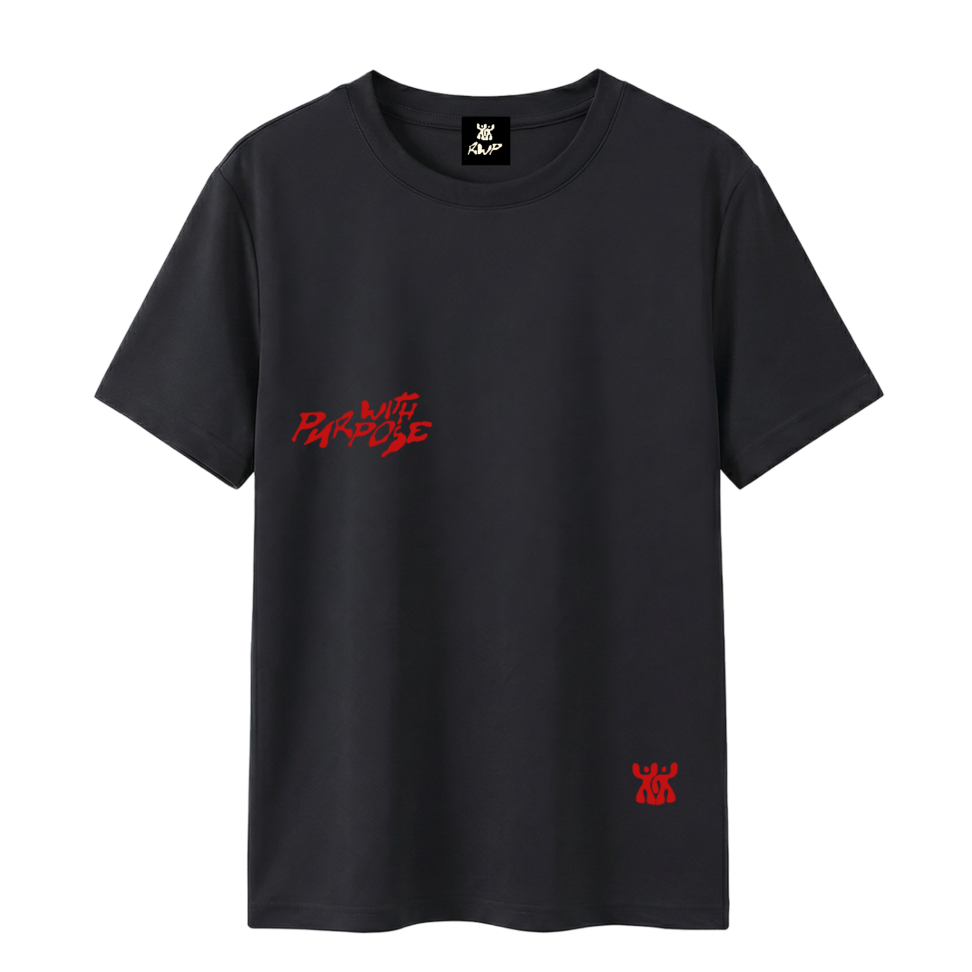 Moisture Wicking Lightweight Fu*king Mental Tee in Black (Unisex)