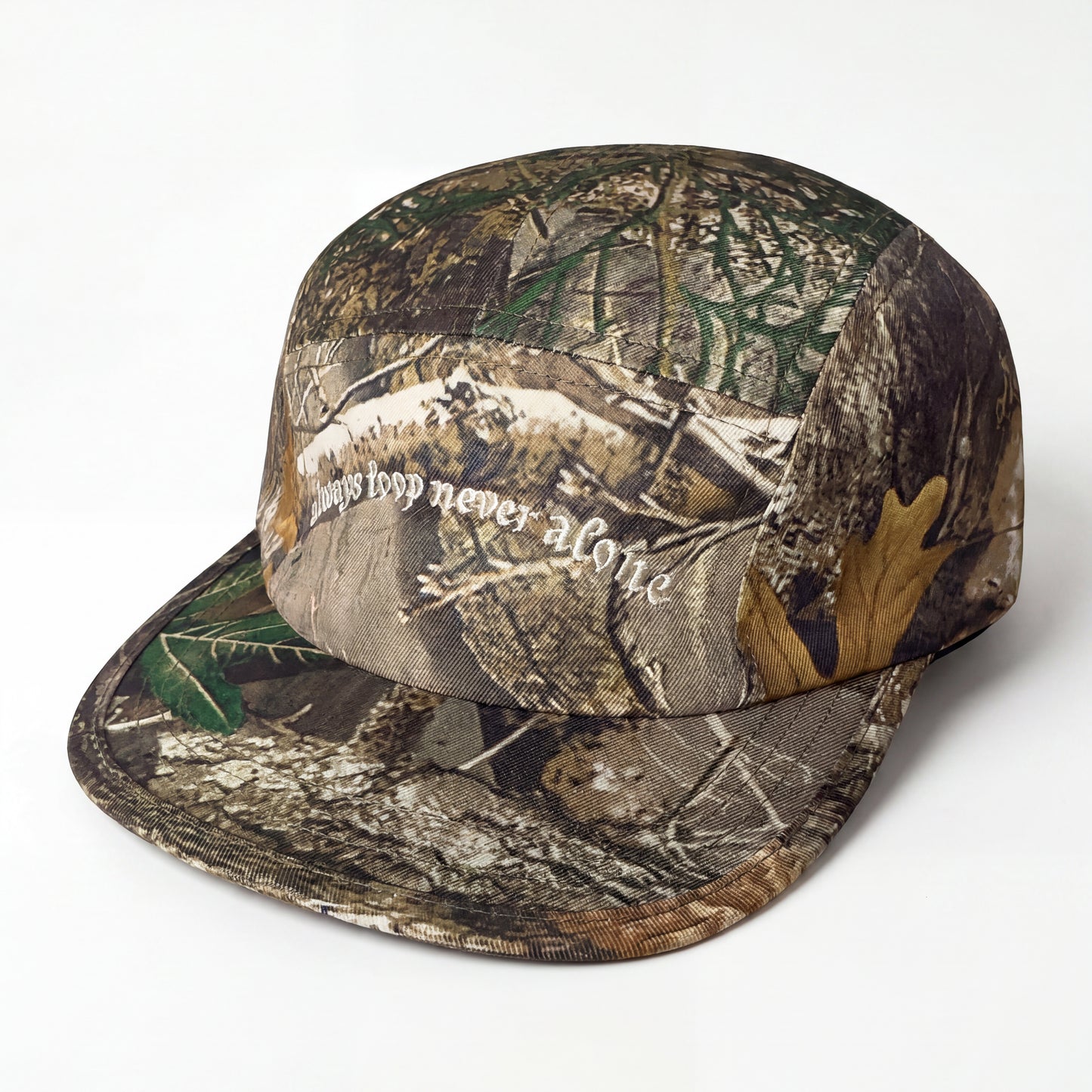 Embroidered ALNA RWP 5 Panel Hat in Cammo