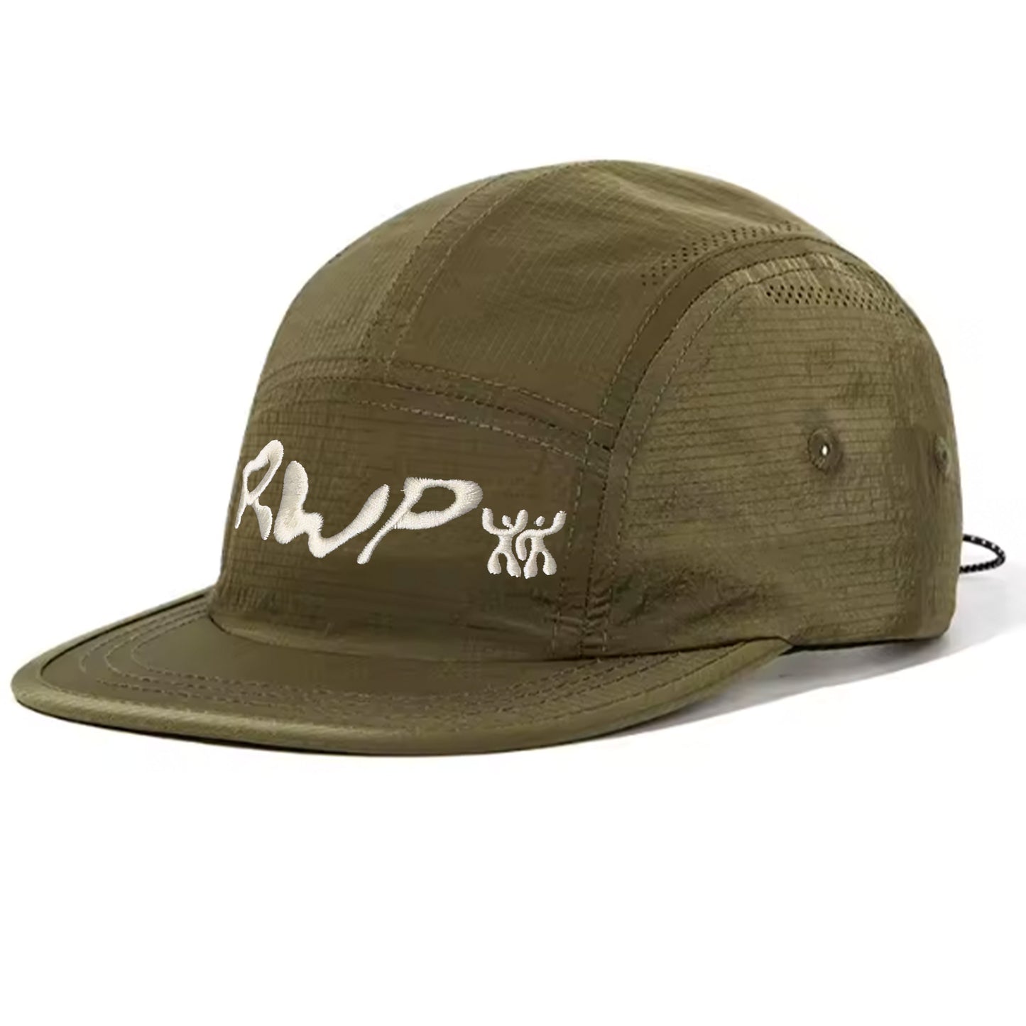Embroidered Adjustable RWP Hat in Army Green
