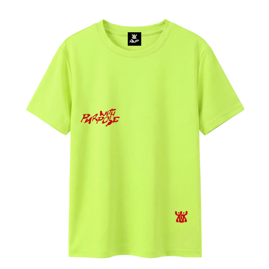 Moisture Wicking Lightweight Fu*king Mental Tee in Lime (Unisex)