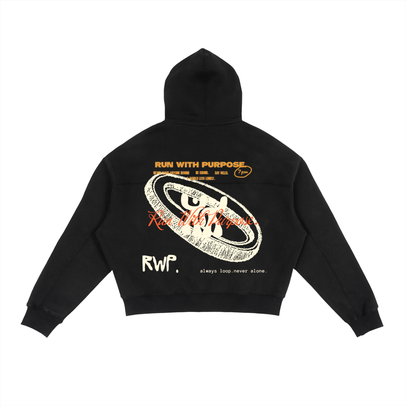 Fleece Zip-Up Boxy Hoodie