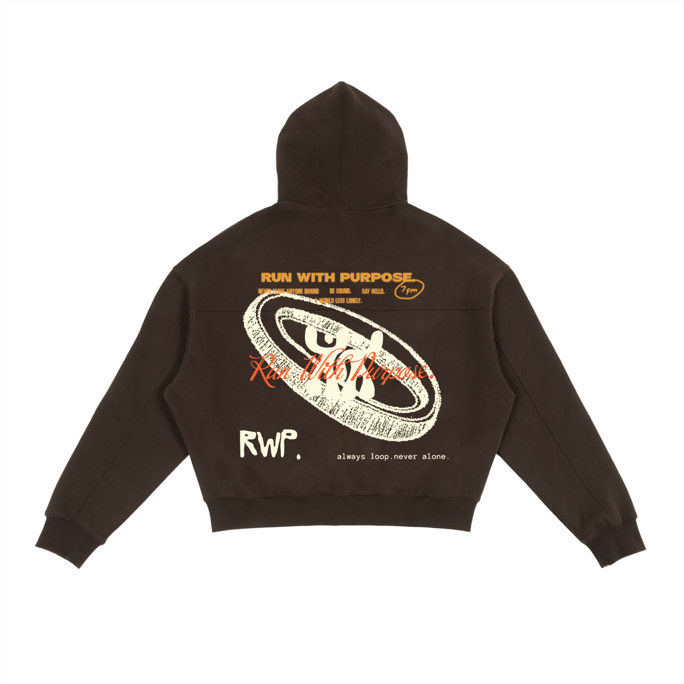 Fleece Zip-Up Boxy Hoodie