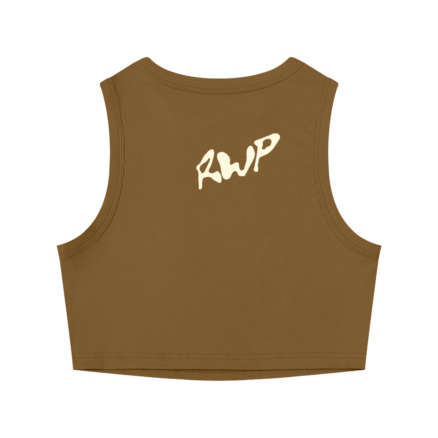 Pegasus Fly Crop Tank Top in Desert Mud (Womens)