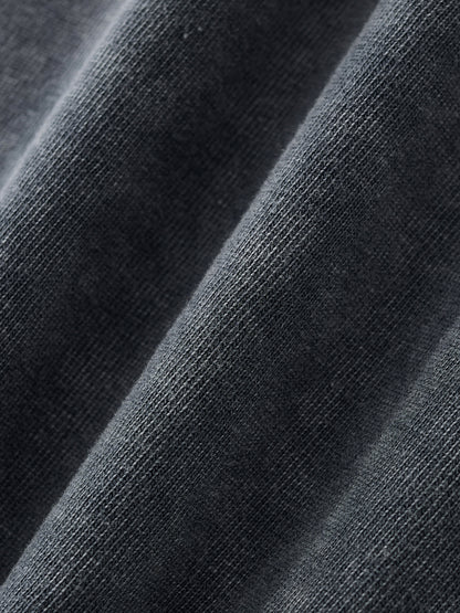 Snow Wash Raw-Hem Boxy T-shirt